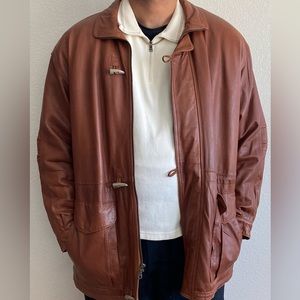 Context Lambskin Leather Jacket